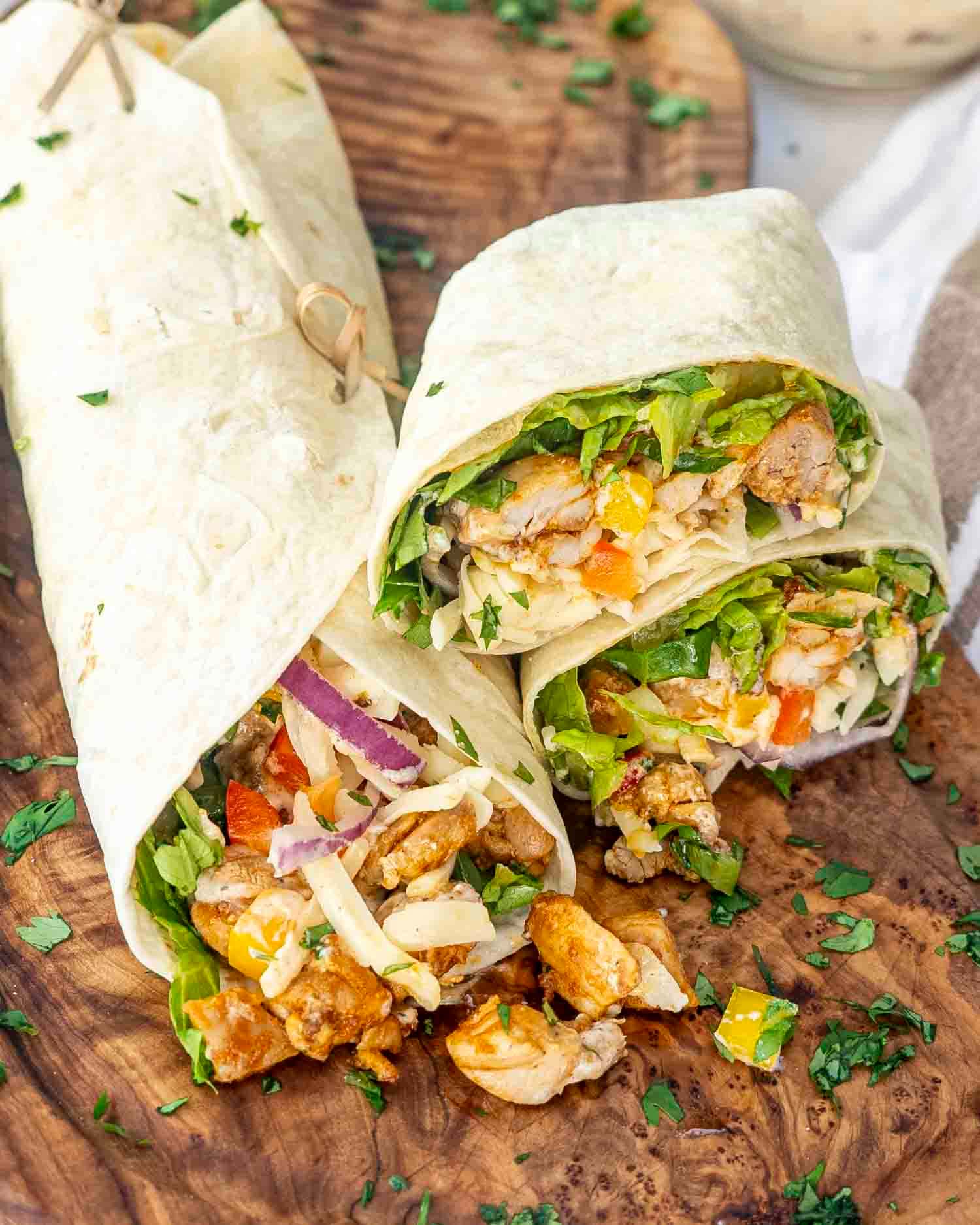 Masala Chicken Wrap