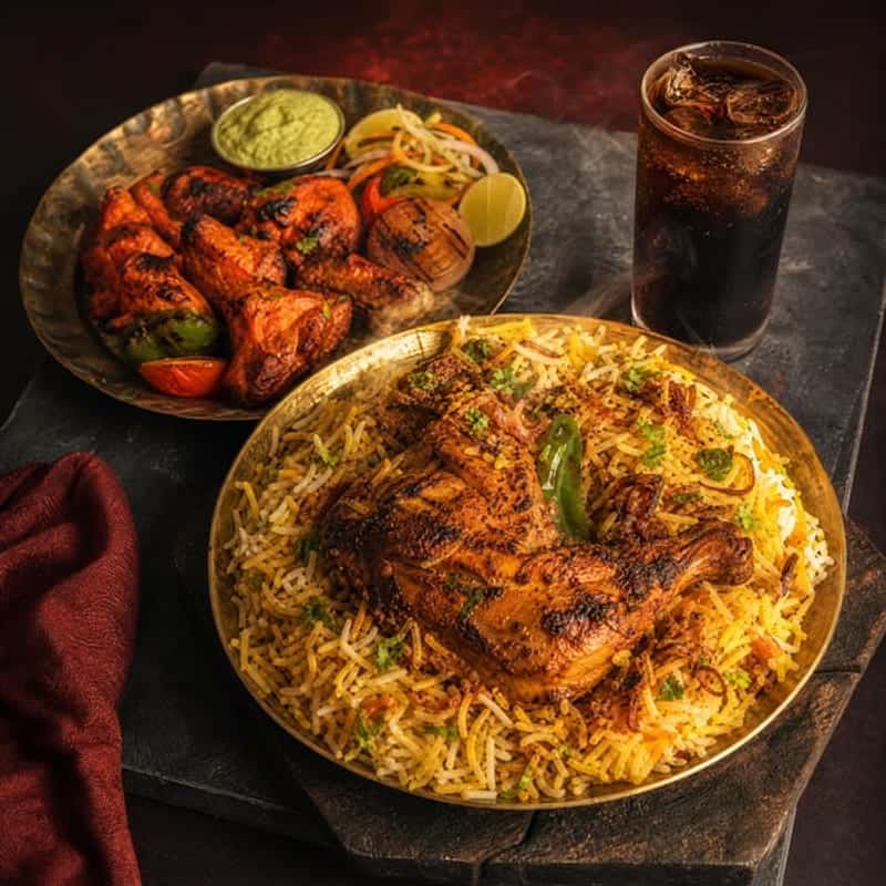 Biryani, Grill & Soda Combo