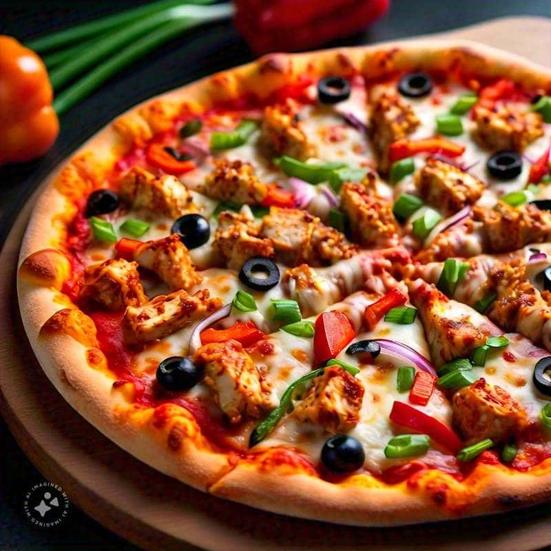 Butter Chicken Dream Pizza