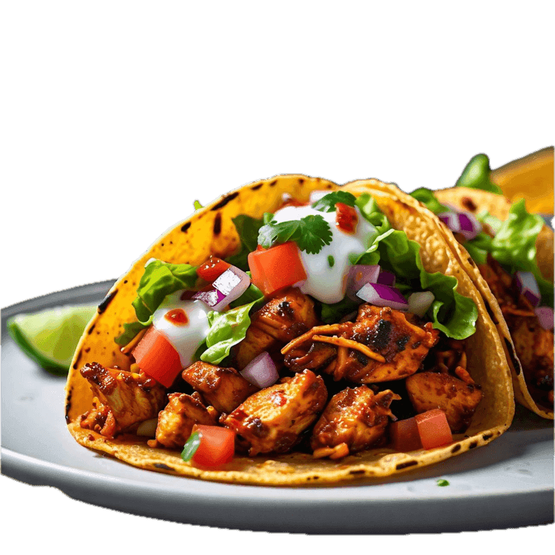 Masala Chicken Taco