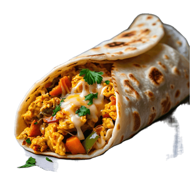 Spicy Egg Wrap