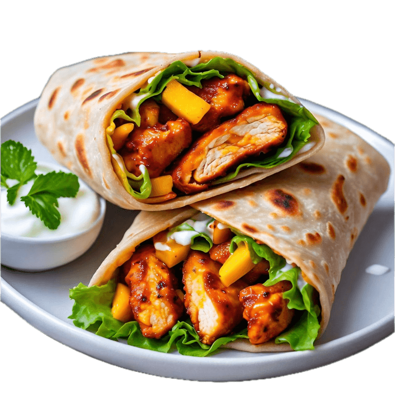 Butter Chicken Wrap