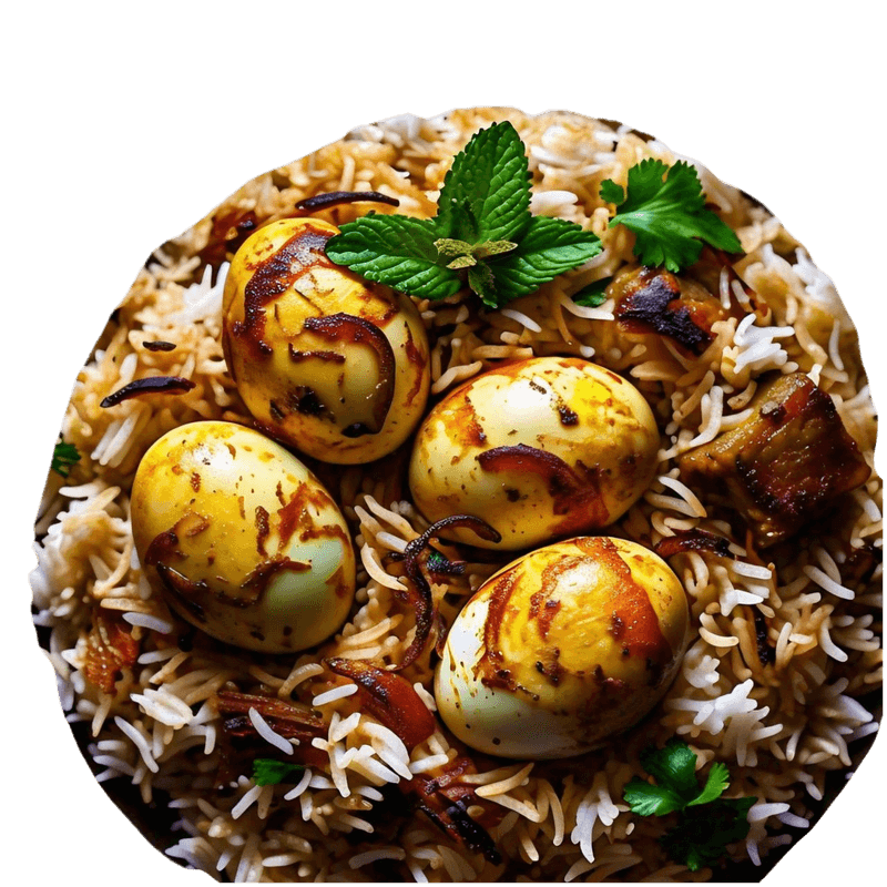 Egg Dum Biryani
